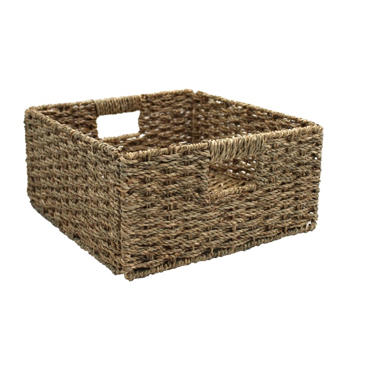 Panier en jonc de mer - Rangement salle de bain