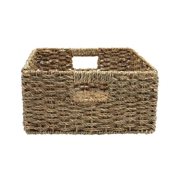 Panier en jonc de mer - Rangement salle de bain