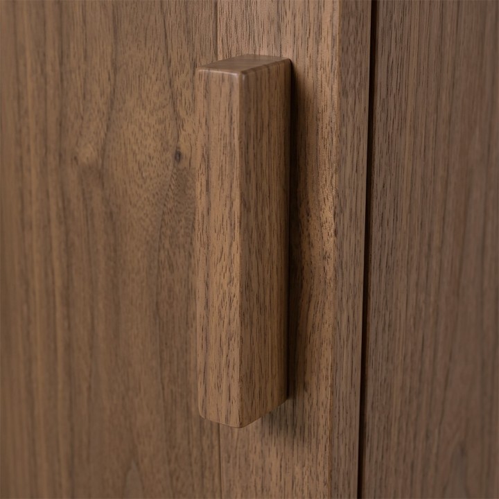 Meuble d'angle en bois 40 x 40 x 172 cm