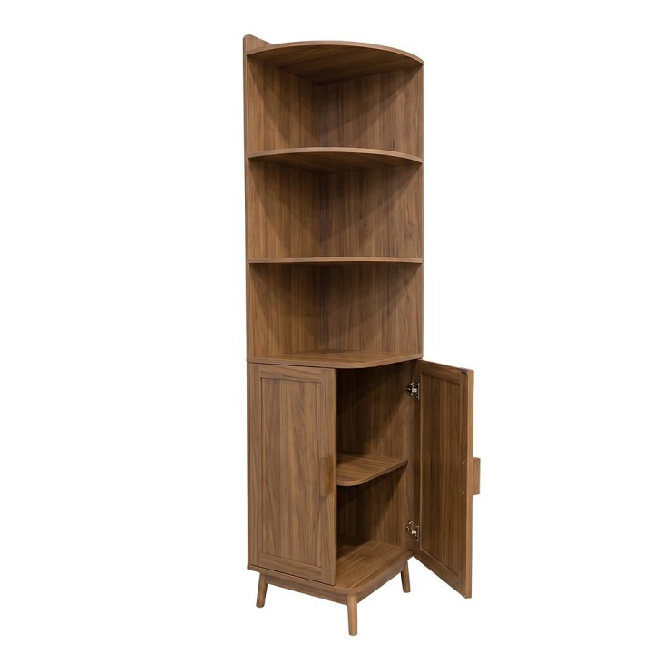 Meuble d'angle en bois 40 x 40 x 172 cm
