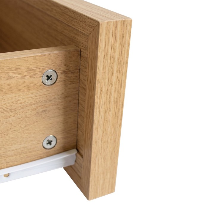 Table de chevet en bois 2 tiroirs