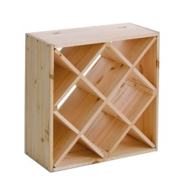 Rack à vin empilable en bois - Cave - Rangement vin