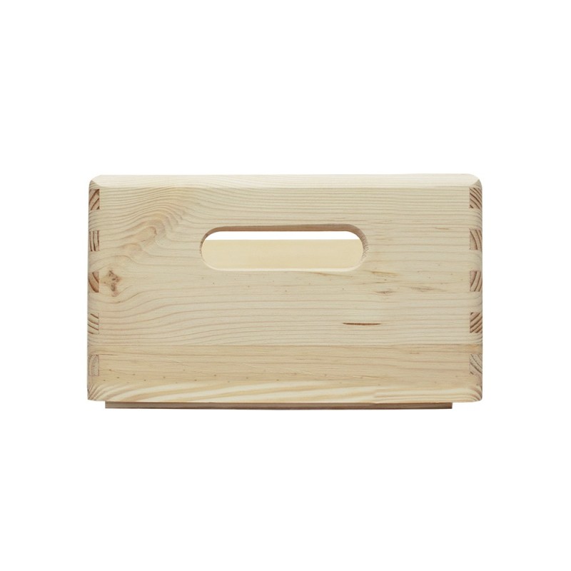 Detail of Caisse en bois. Taille S