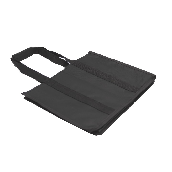 Sac à bouteilles en tissu noir - Cuisine - Rangement boissons