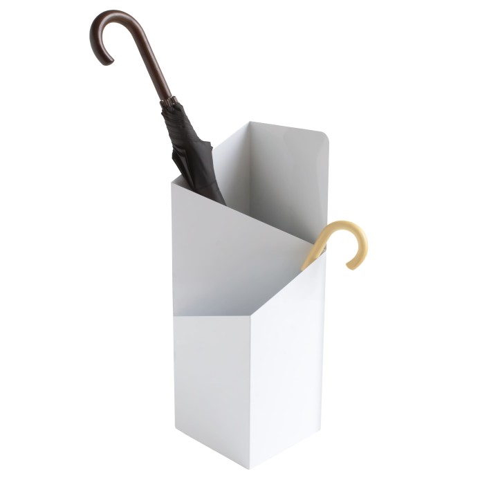 Porte parapluie design blanc