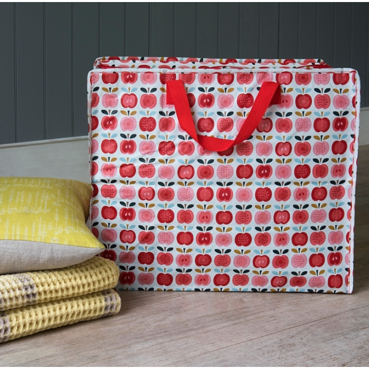 Sac de rangement en plastique recyclé - look rétro