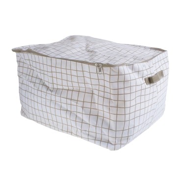 Housse de rangement, à carreaux blancs
