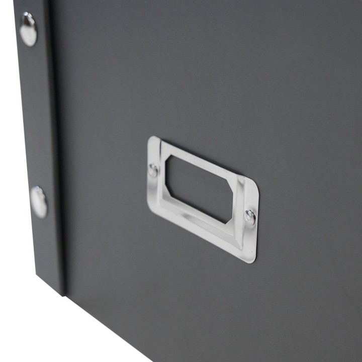Boîte A4 carton gris anthracite - Classement