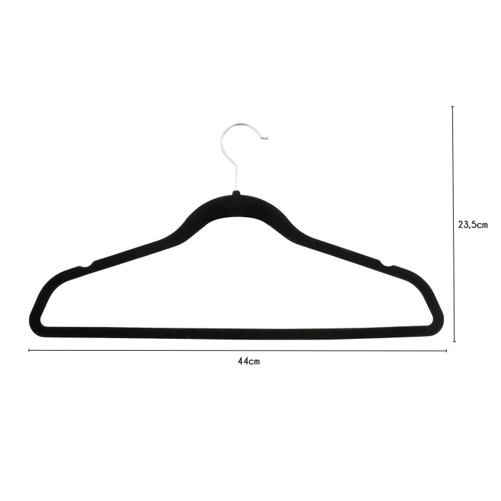 Cintres en velours - lot de 4