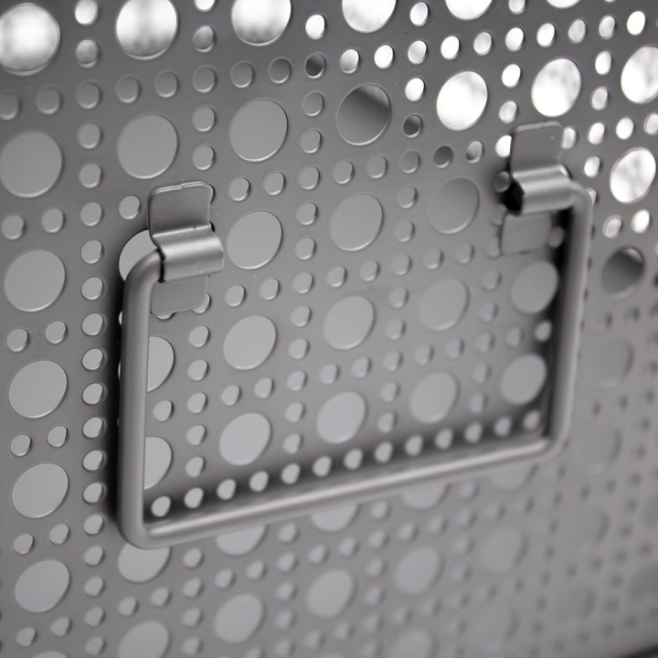 Panier de rangement métallique