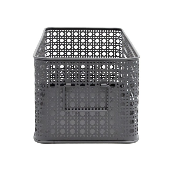 Panier de rangement métallique