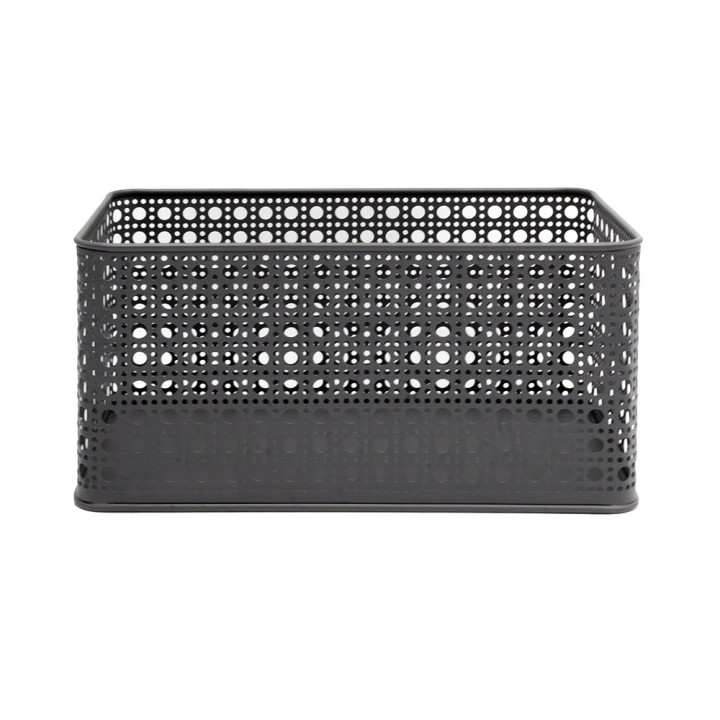 Panier de rangement métallique