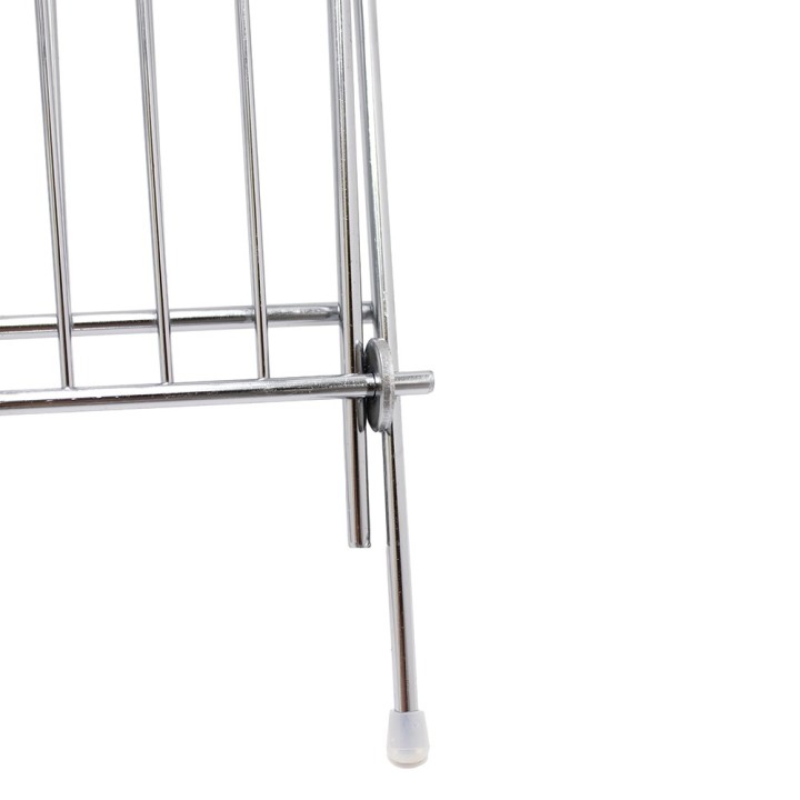 Egouttoir en inox et plastique transparent- Rangement cuisine