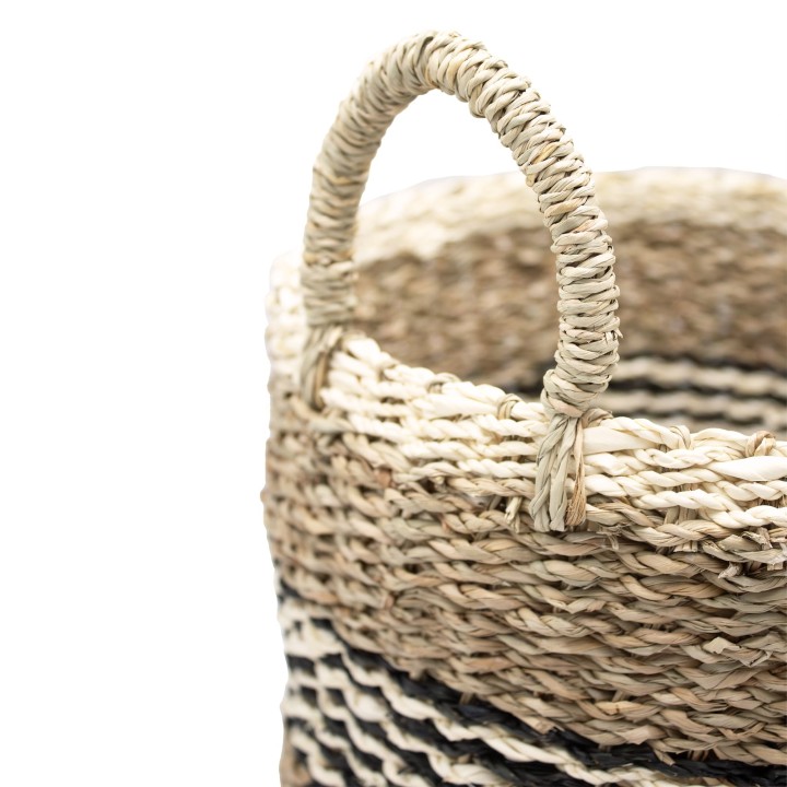 Petit panier rayé - Rangement multicolore