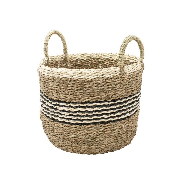 Petit panier rayé - Rangement multicolore
