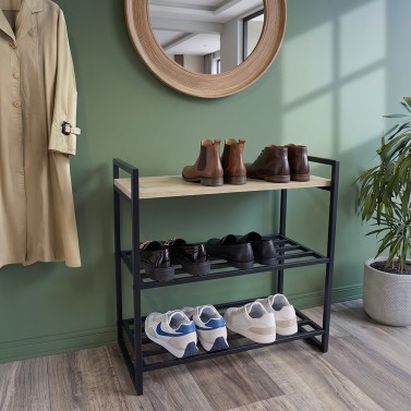 Range chaussures en métal