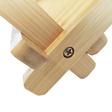 Detail of Égouttoir pliable à vaisselle en bambou