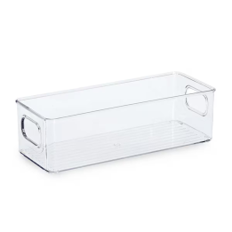 Bac haut et transparent pour placard - Rangement cuisine