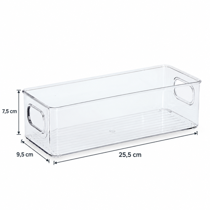 Séparateur de tiroir de cuisine étroit transparent - Cuisine