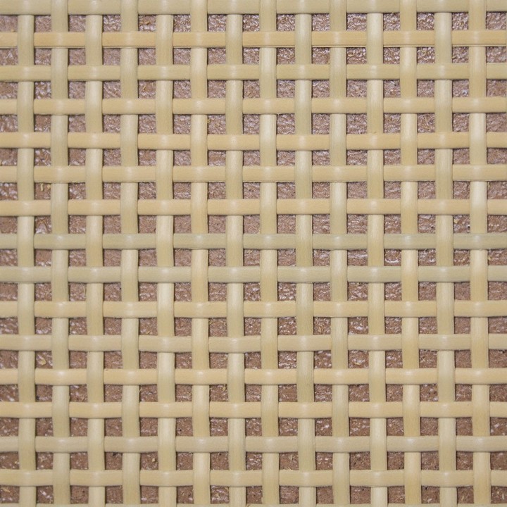Meuble télé en bois cannage