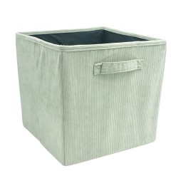Cube de rangement velours