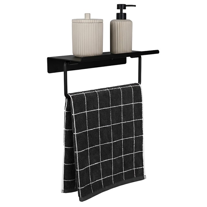 Étagère porte-serviette en métal 28cm