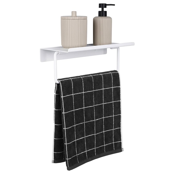 Étagère porte-serviette en métal 28cm