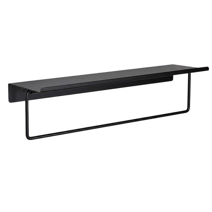 Étagère porte-serviette en métal - 62cm