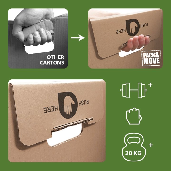 Cartons de déménagement livres 36 L | On Range Tout