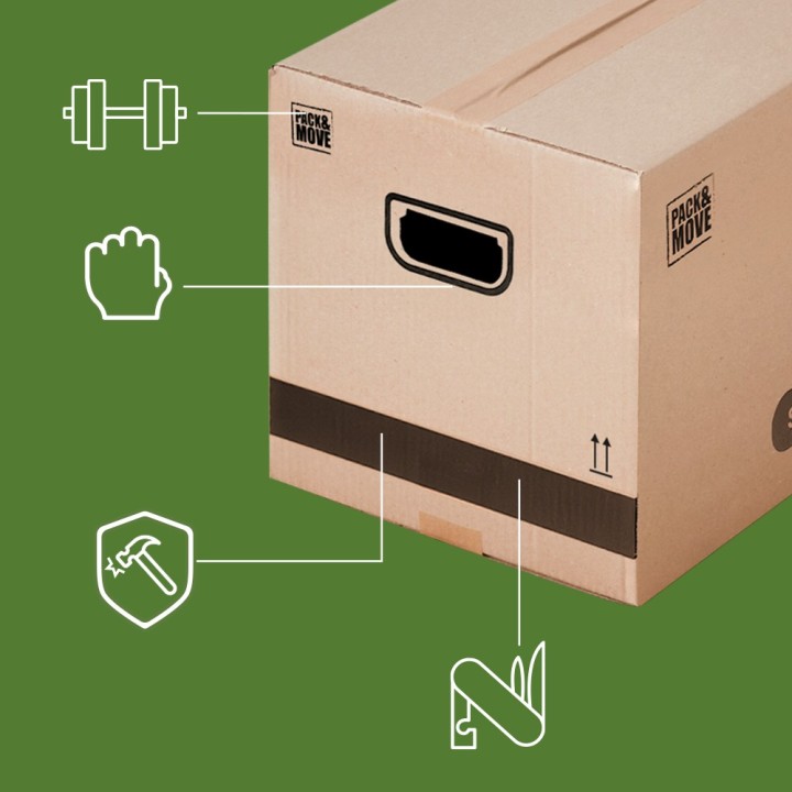 Cartons de déménagement livres 36 L | On Range Tout