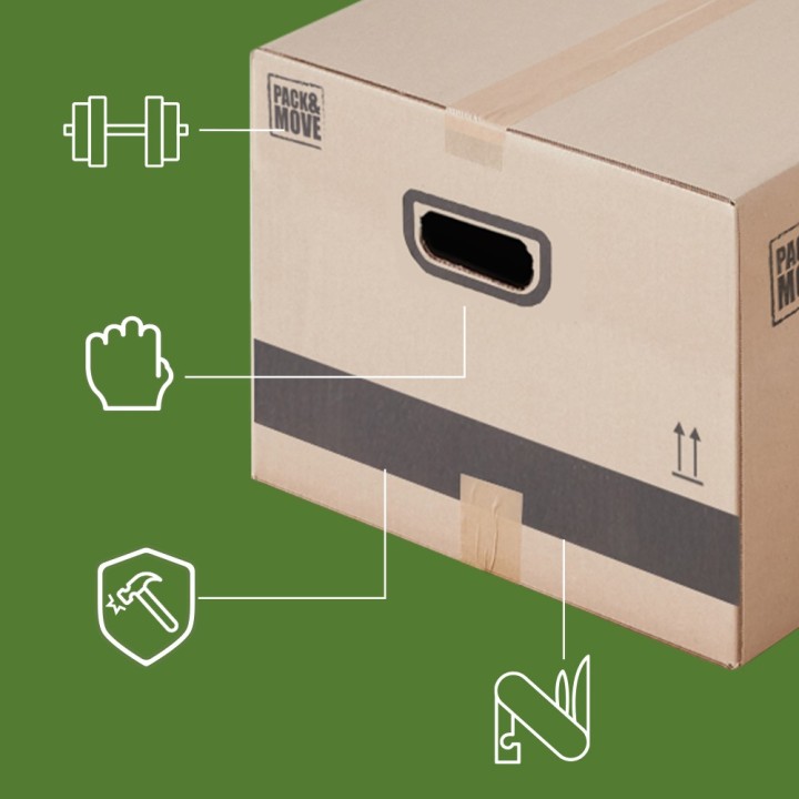 Cartons de déménagement 72 L grand format | On Range Tout