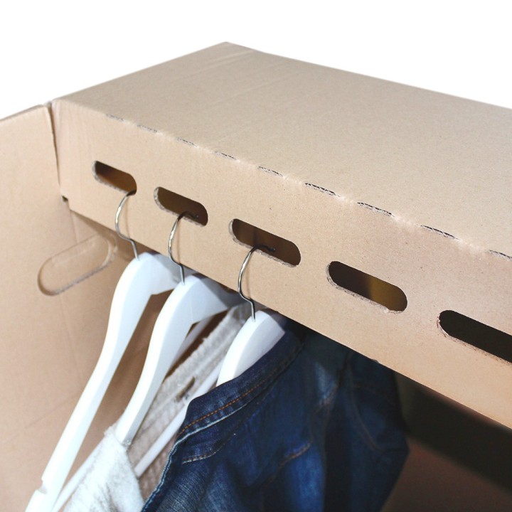 Carton penderie déménagement, 23 cintres | On Range Tout