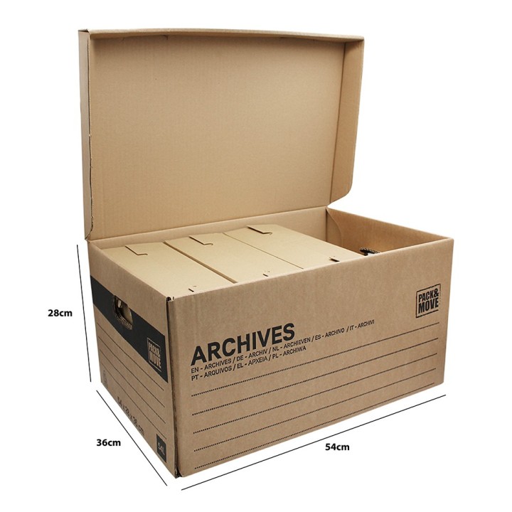 Kit archives M : 4 boîtes A4 + 1 caisse | On Range Tout