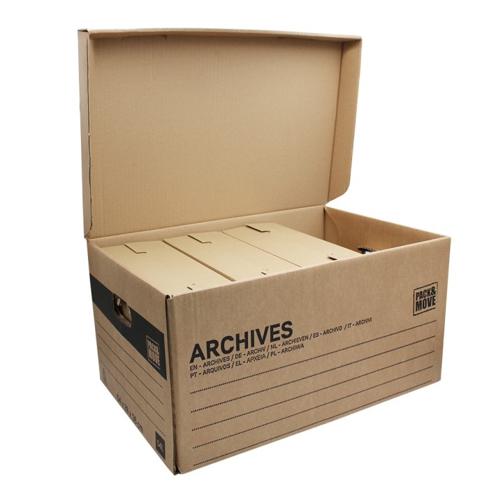 Kit archives L : 8 boîtes A4 + 2 caisses | On Range Tout
