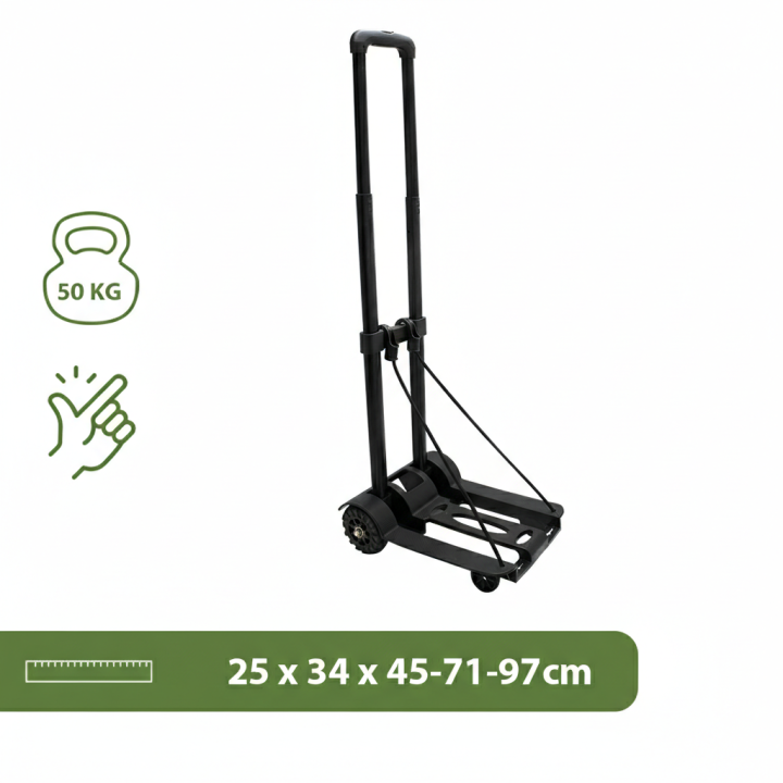 Diable de déménagement pliant 50 kg | On Range Tout