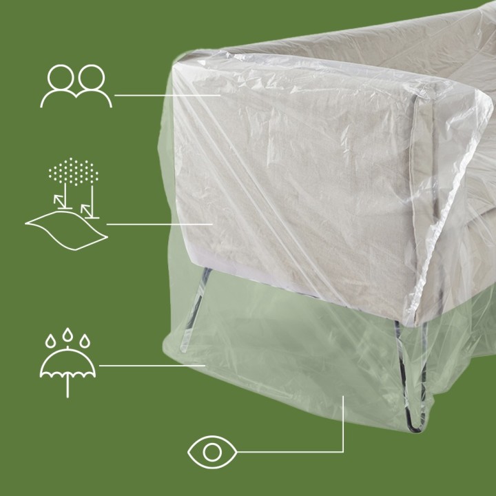 Housse de protection canapé 150 x 300 cm | On Range Tout