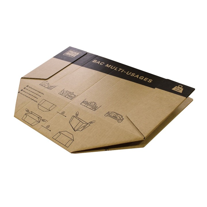 Caisses carton ouvertes 40 L, lot de 10 | On Range Tout