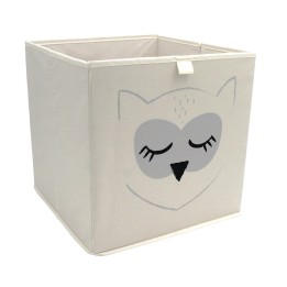 Cube de rangement en tissu pour enfant - Rangement jouets - 31x31x31