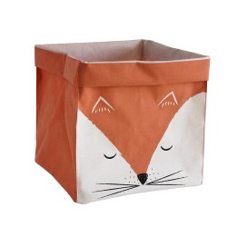 Cube de rangement en polycoton pour enfant