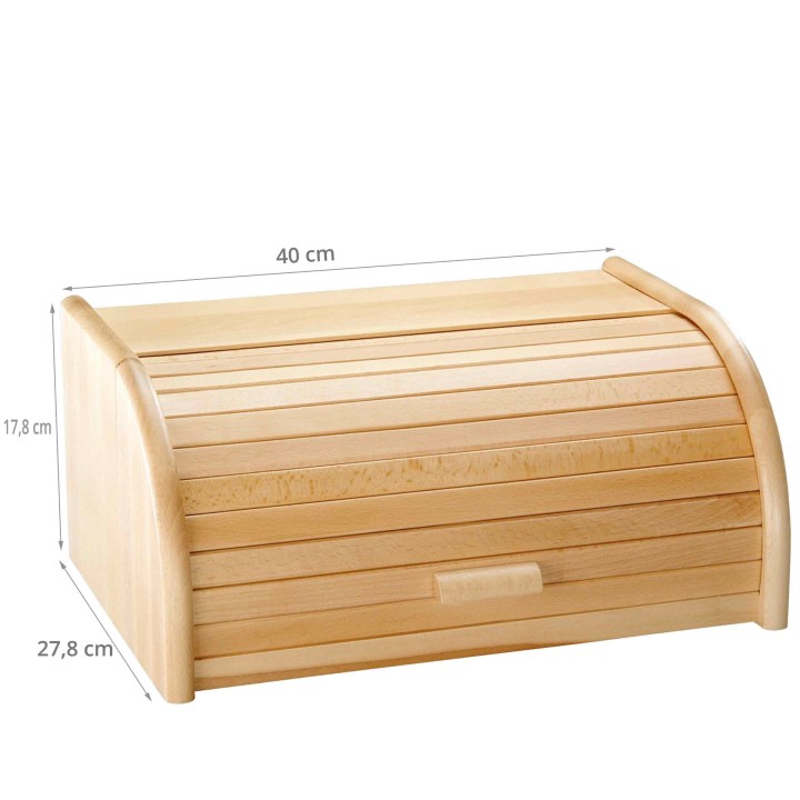 Boîte à pain en bois FSC - conservation & rangement du pain