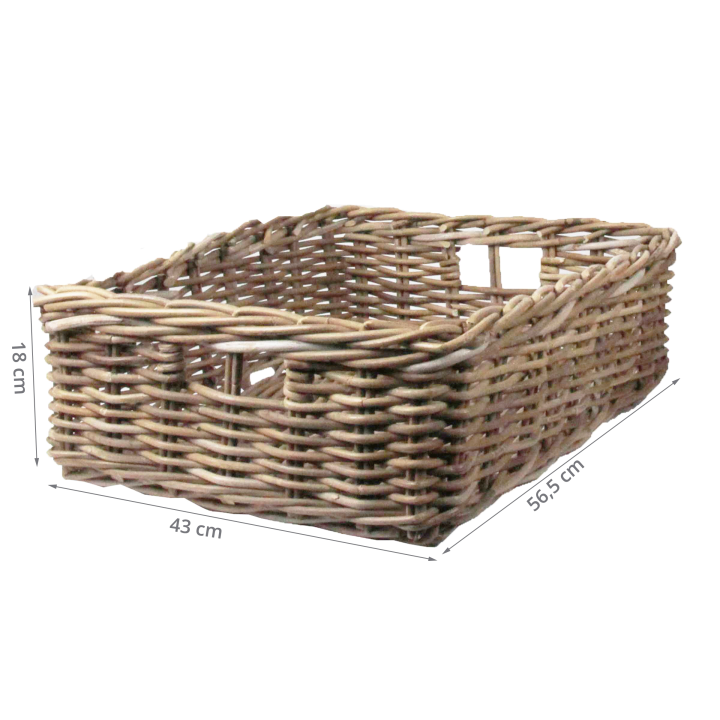 Panier de rangement sous le lit