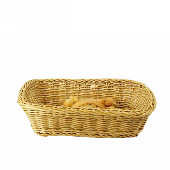 Asc Style R/étro Vintage Osier Tiss/é Panier Marron Bo/îte de Rangement Traditionnel