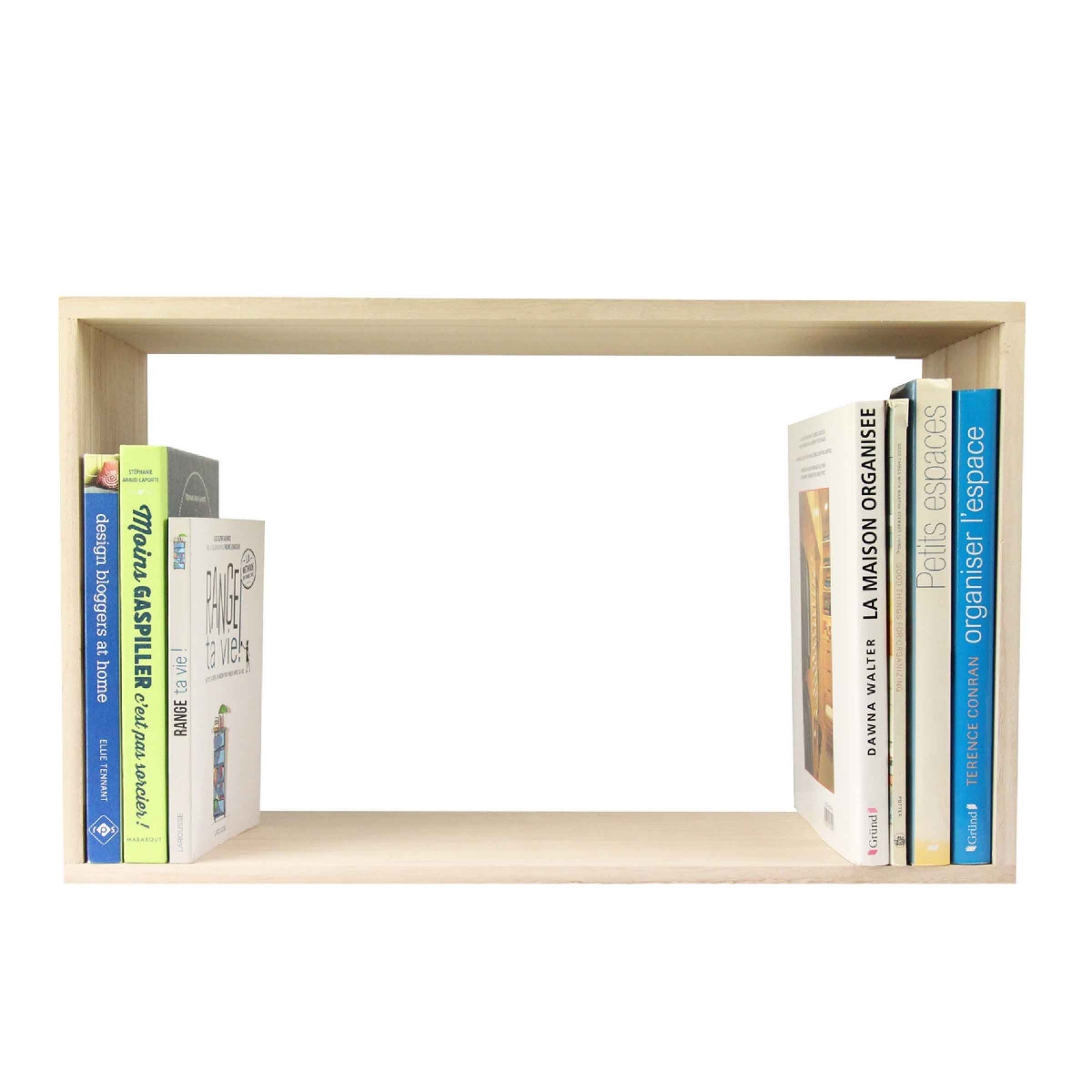 Etagère rectangulaire murale - 56cm de large