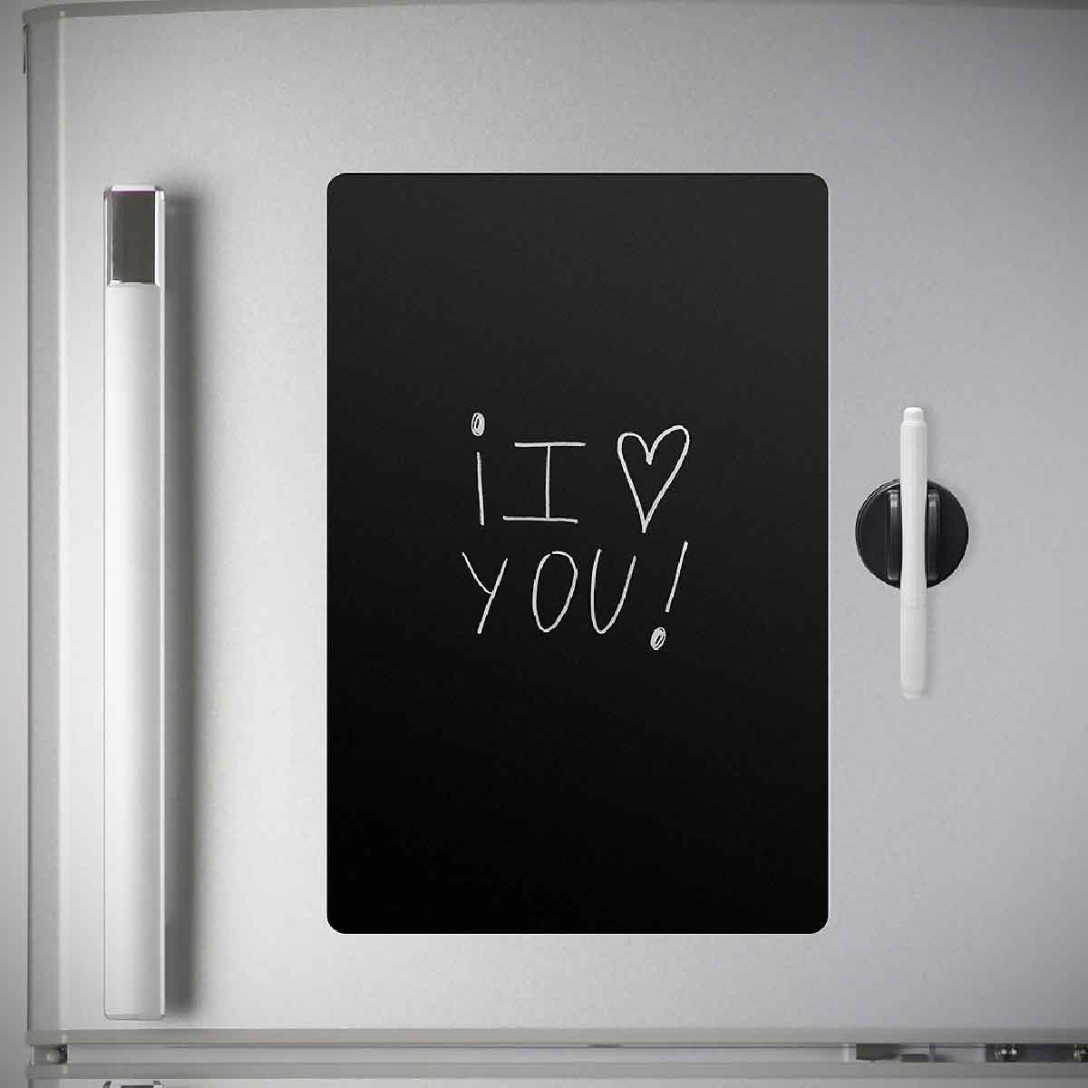 Tableau noir magnétique pour frigo