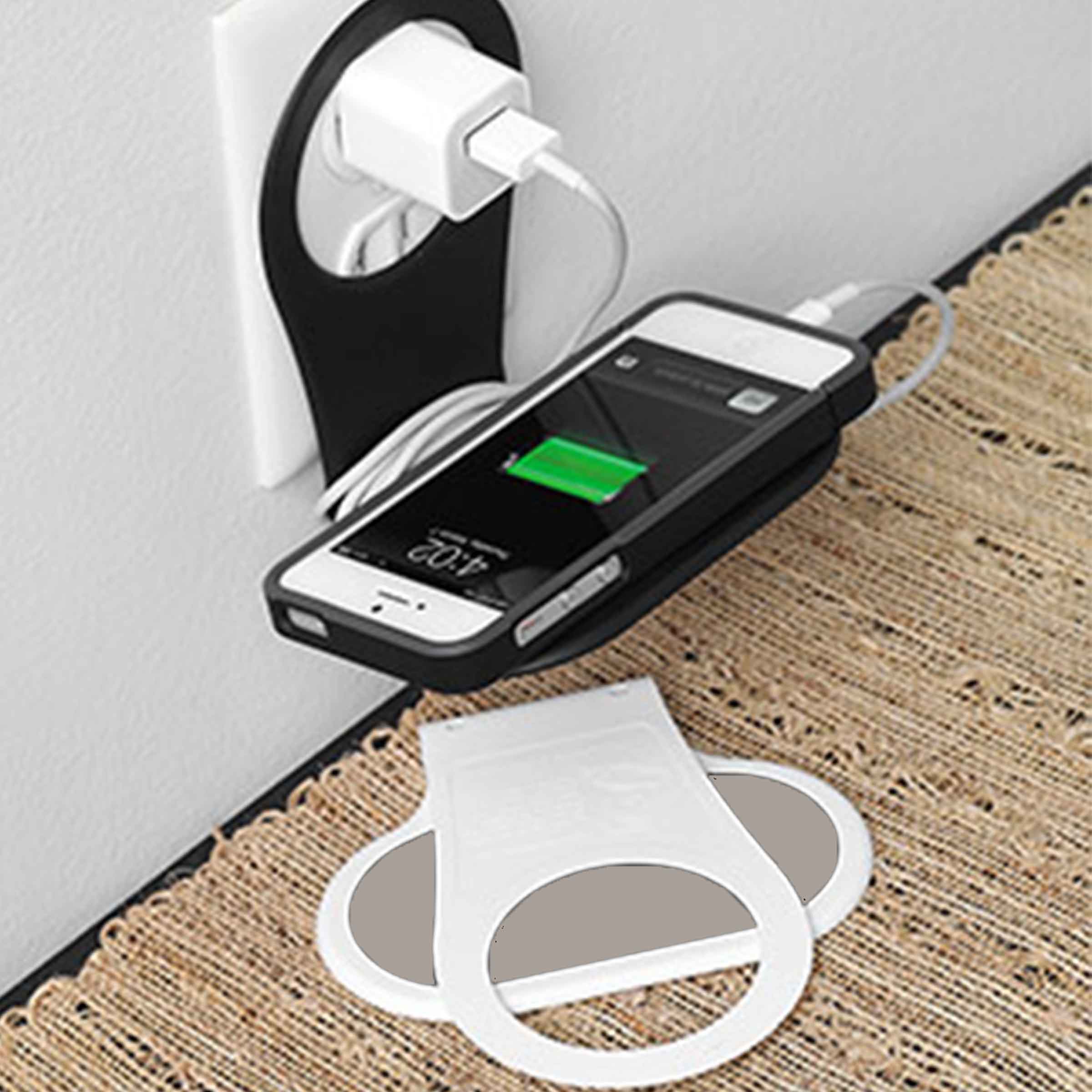 Support Pour Telephone Portable Noir