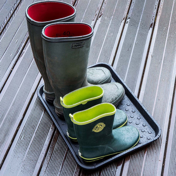 Plateau égouttoir pour bottes et chaussures