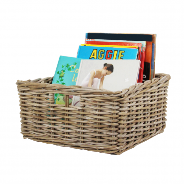 panier de rangement livres