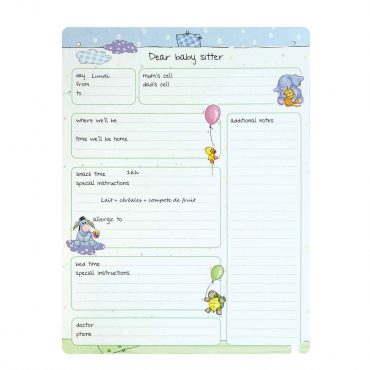 organisation baby sitter