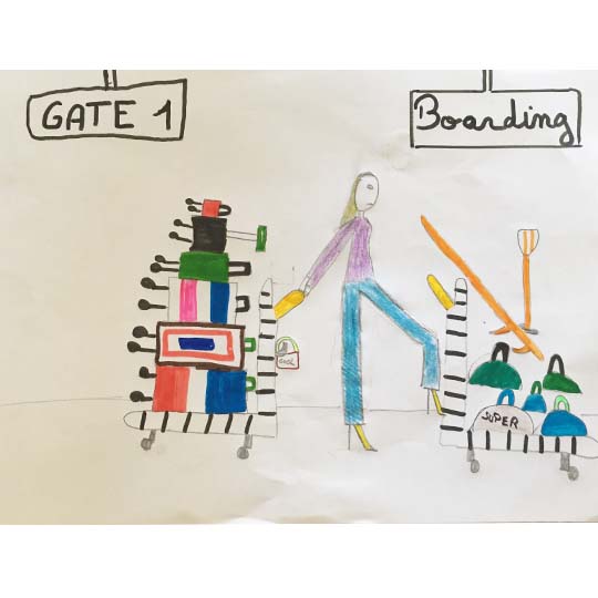 A l'aéroport