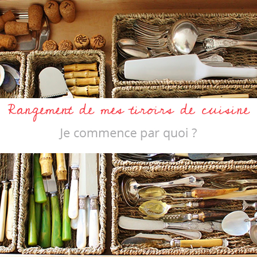 Rangement tiroir de cuisine